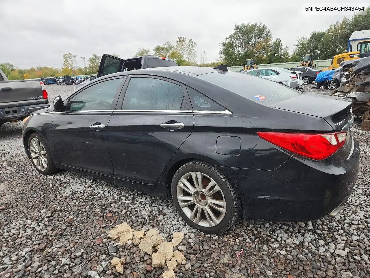 2012 HYUNDAI SONATA VIN 5NPEC4AB4CH343454 — фото 2