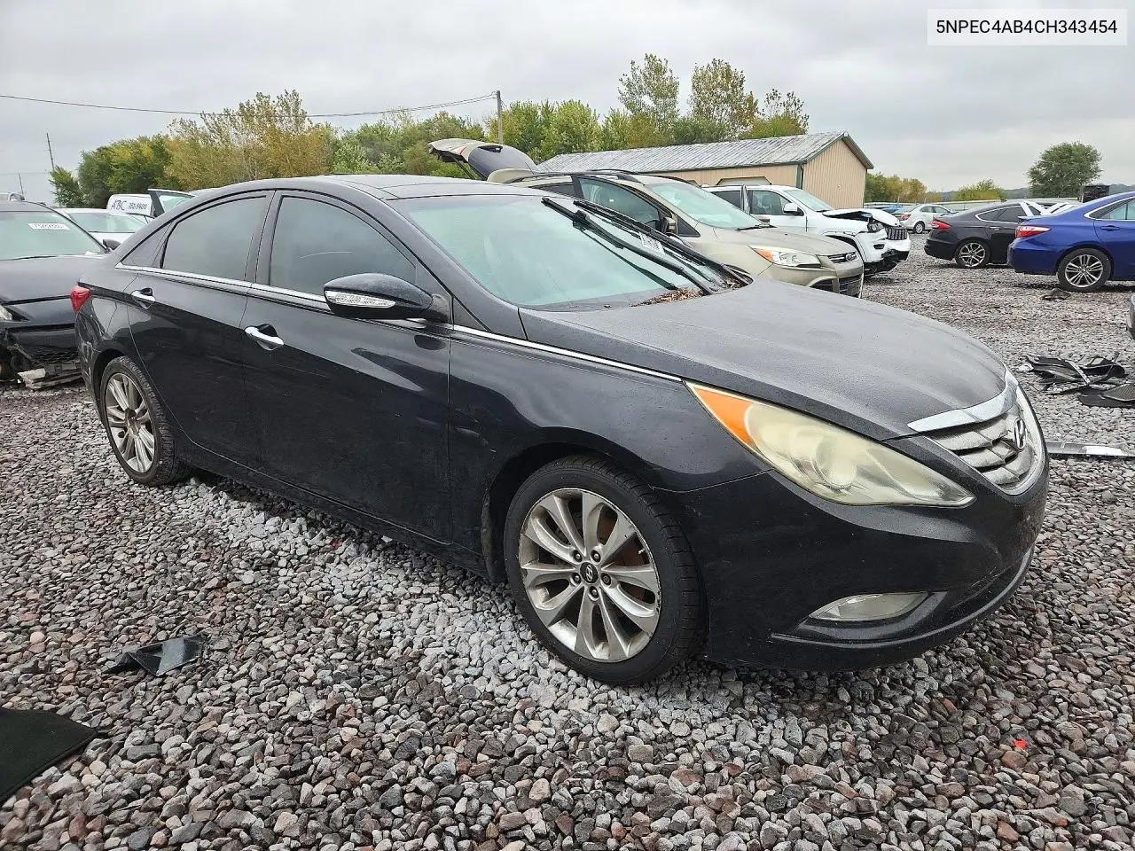 2012 HYUNDAI SONATA VIN 5NPEC4AB4CH343454 — фото 4