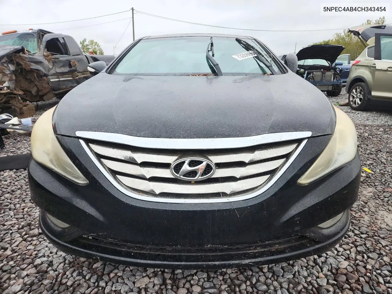 2012 HYUNDAI SONATA VIN 5NPEC4AB4CH343454 — фото 5