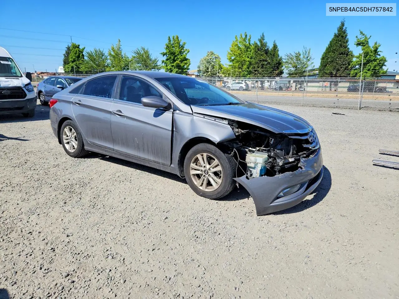 2013 HYUNDAI SONATA VIN 5NPEB4AC5DH757842 — фото 4