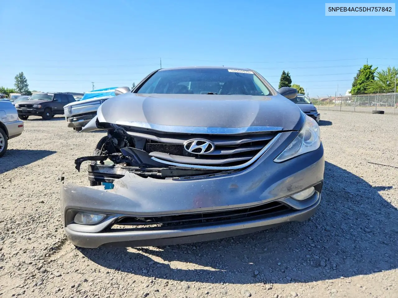 2013 HYUNDAI SONATA VIN 5NPEB4AC5DH757842 — фото 5