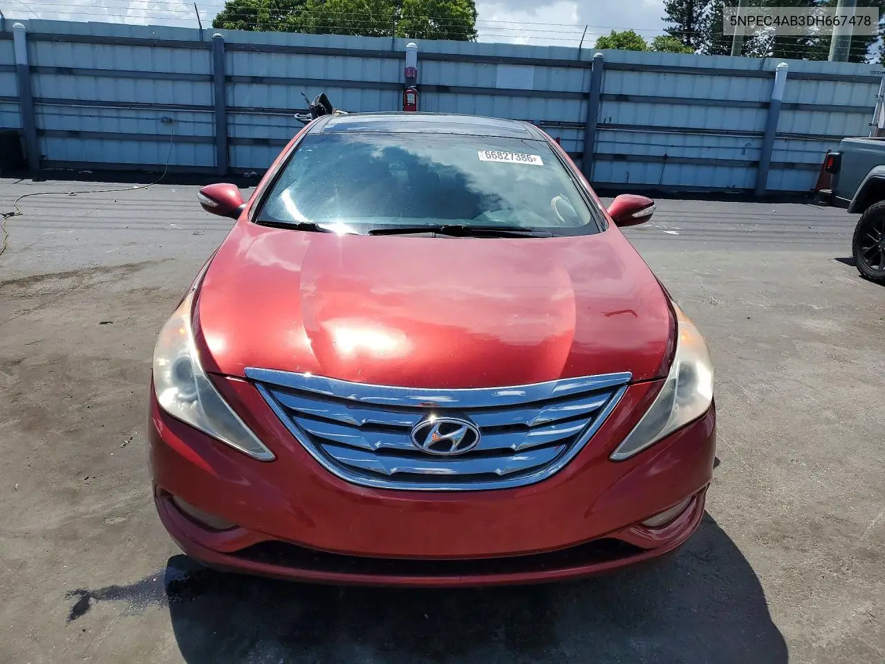 2013 HYUNDAI SONATA VIN 5NPEC4AB3DH667478 — фото 5