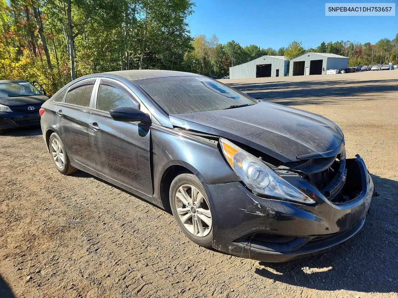 2013 HYUNDAI SONATA VIN 5NPEB4AC1DH753657 — фото 4
