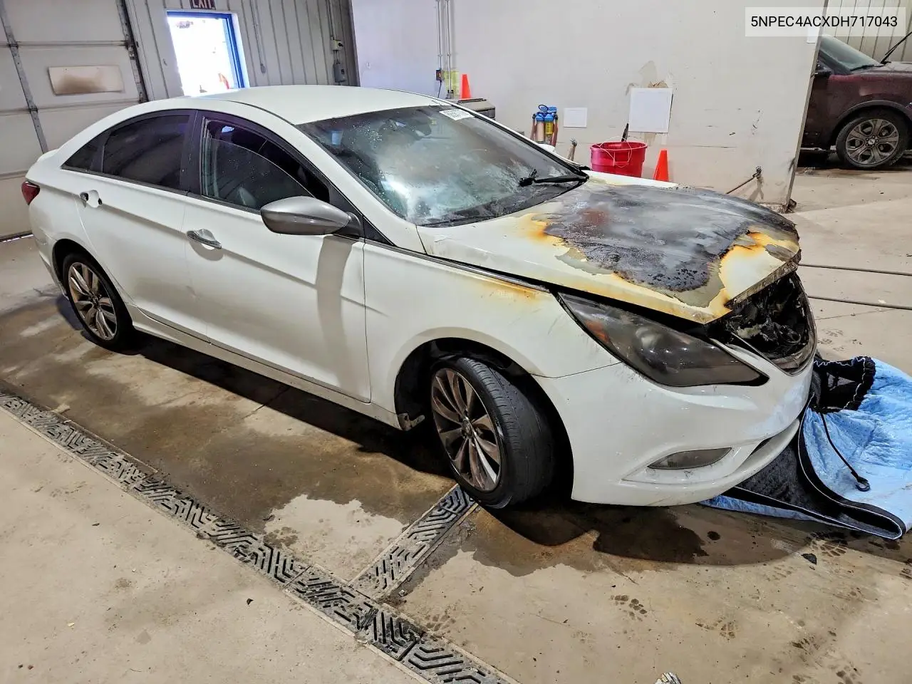2013 HYUNDAI SONATA VIN 5NPEC4ACXDH717043 — фото 4