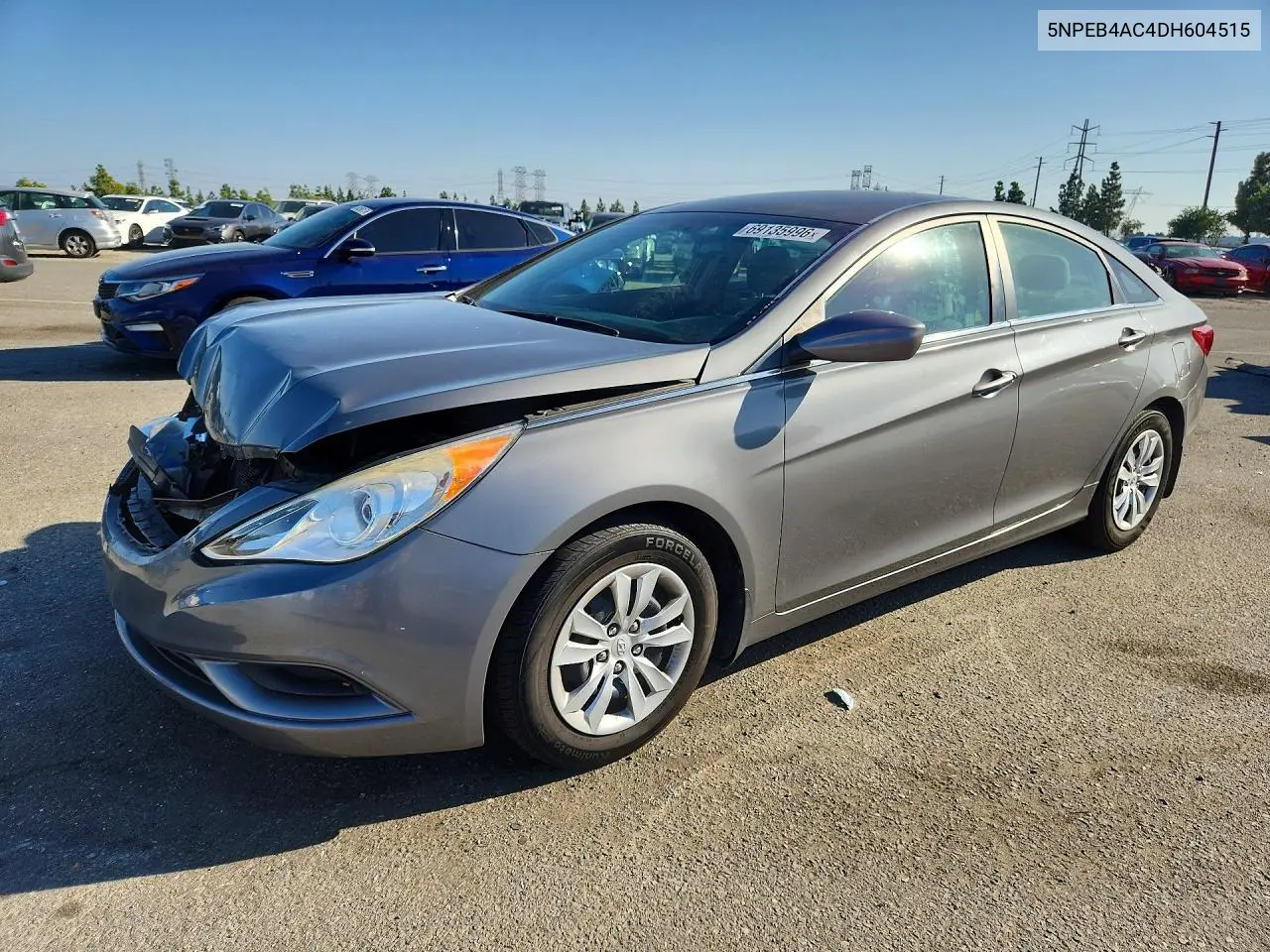 HYUNDAI SONATA 2013, VIN 5NPEB4AC4DH604515