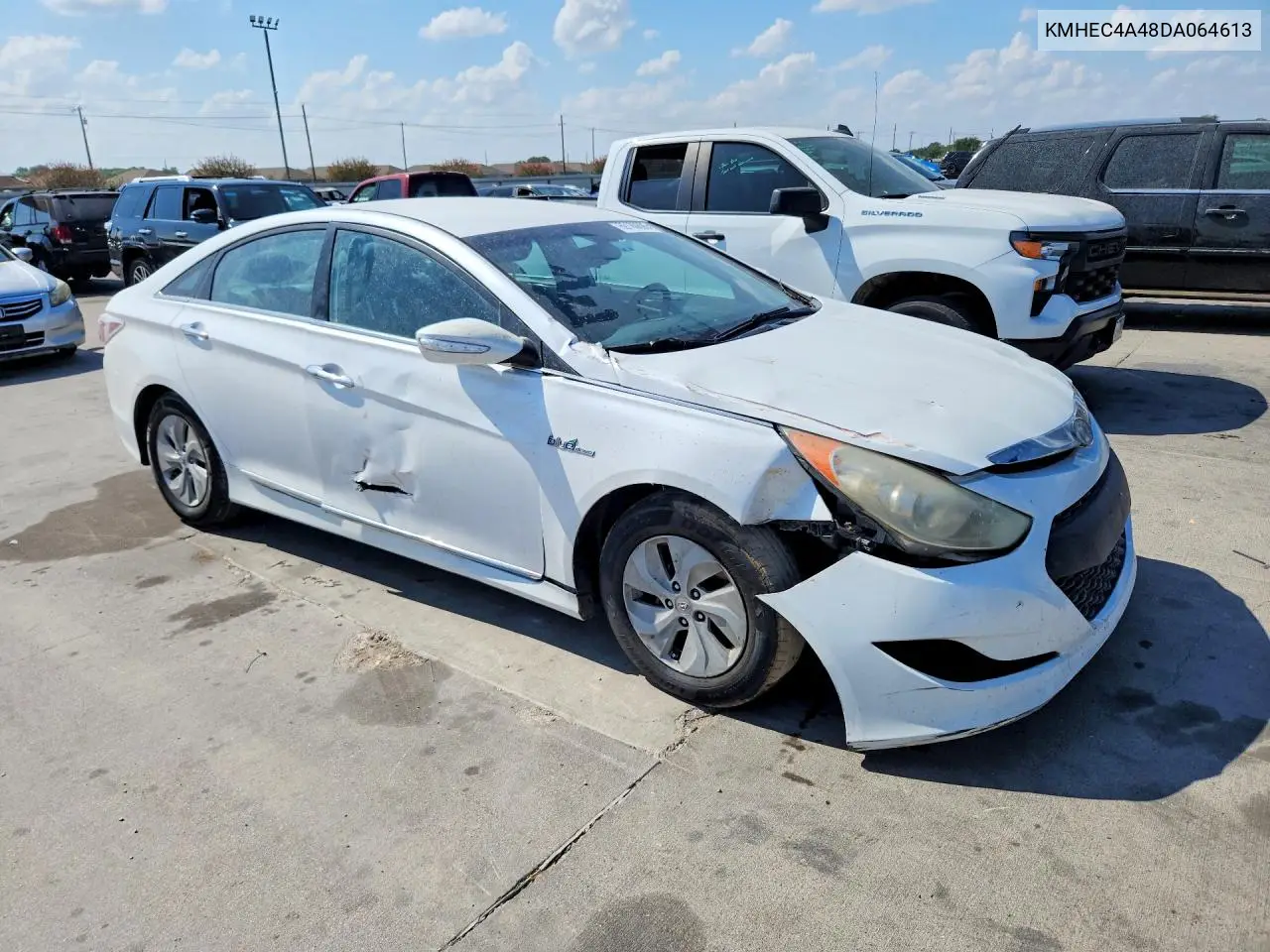 2013 HYUNDAI SONATA VIN KMHEC4A48DA064613 — фото 4