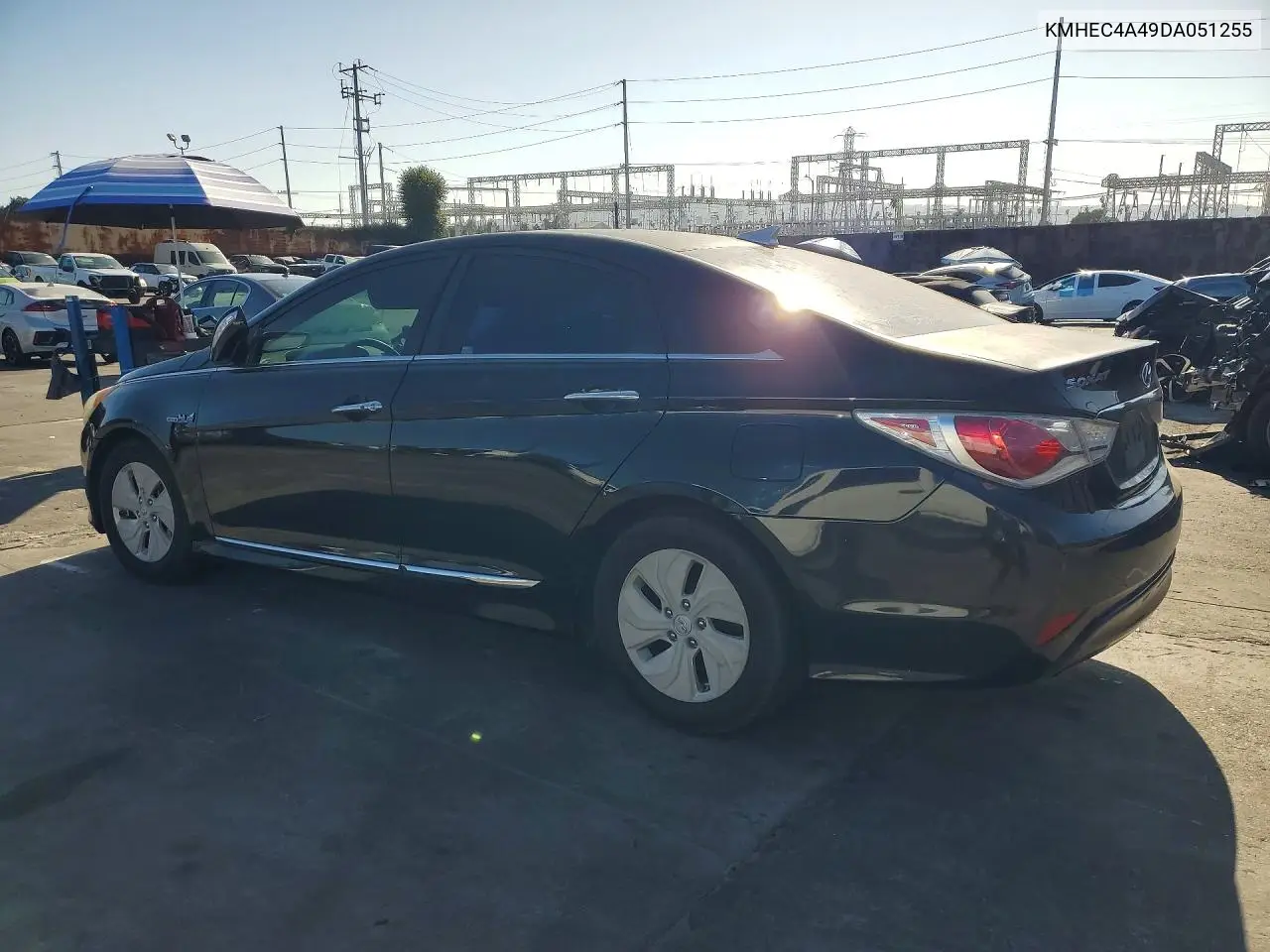 2013 HYUNDAI SONATA VIN KMHEC4A49DA051255 — фото 2