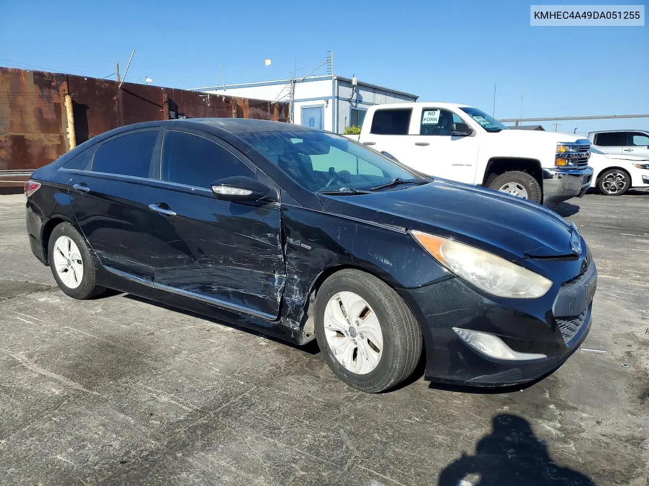 2013 HYUNDAI SONATA VIN KMHEC4A49DA051255 — фото 4