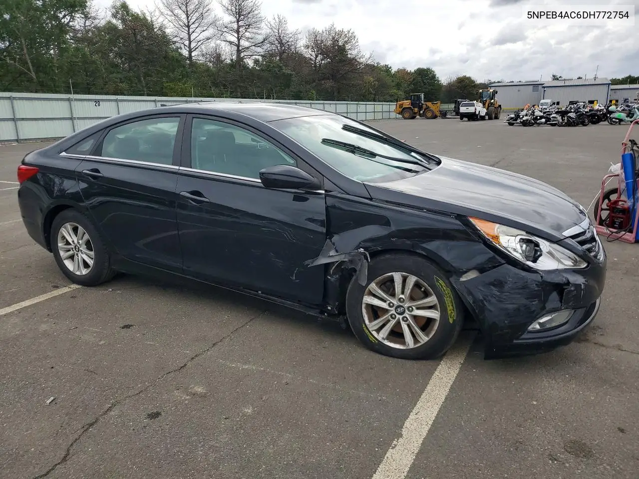 2013 HYUNDAI SONATA VIN 5NPEB4AC6DH772754 — фото 4