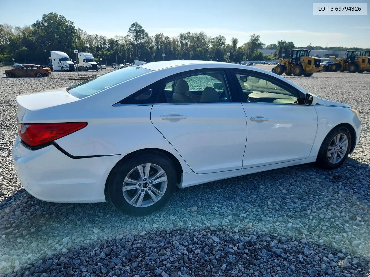 2013 HYUNDAI SONATA VIN 5NPEB4AC8DH707078 — фото 3