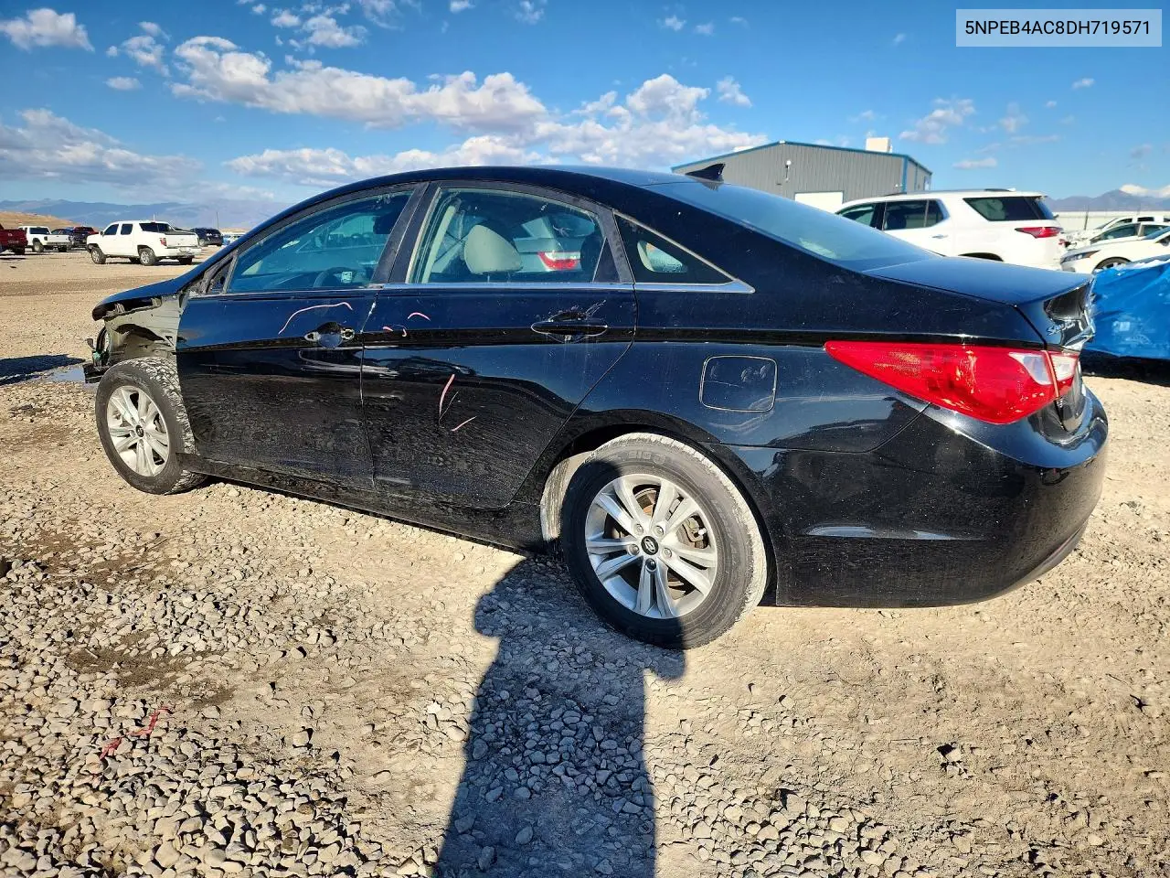 2013 HYUNDAI SONATA VIN 5NPEB4AC8DH719571 — фото 2