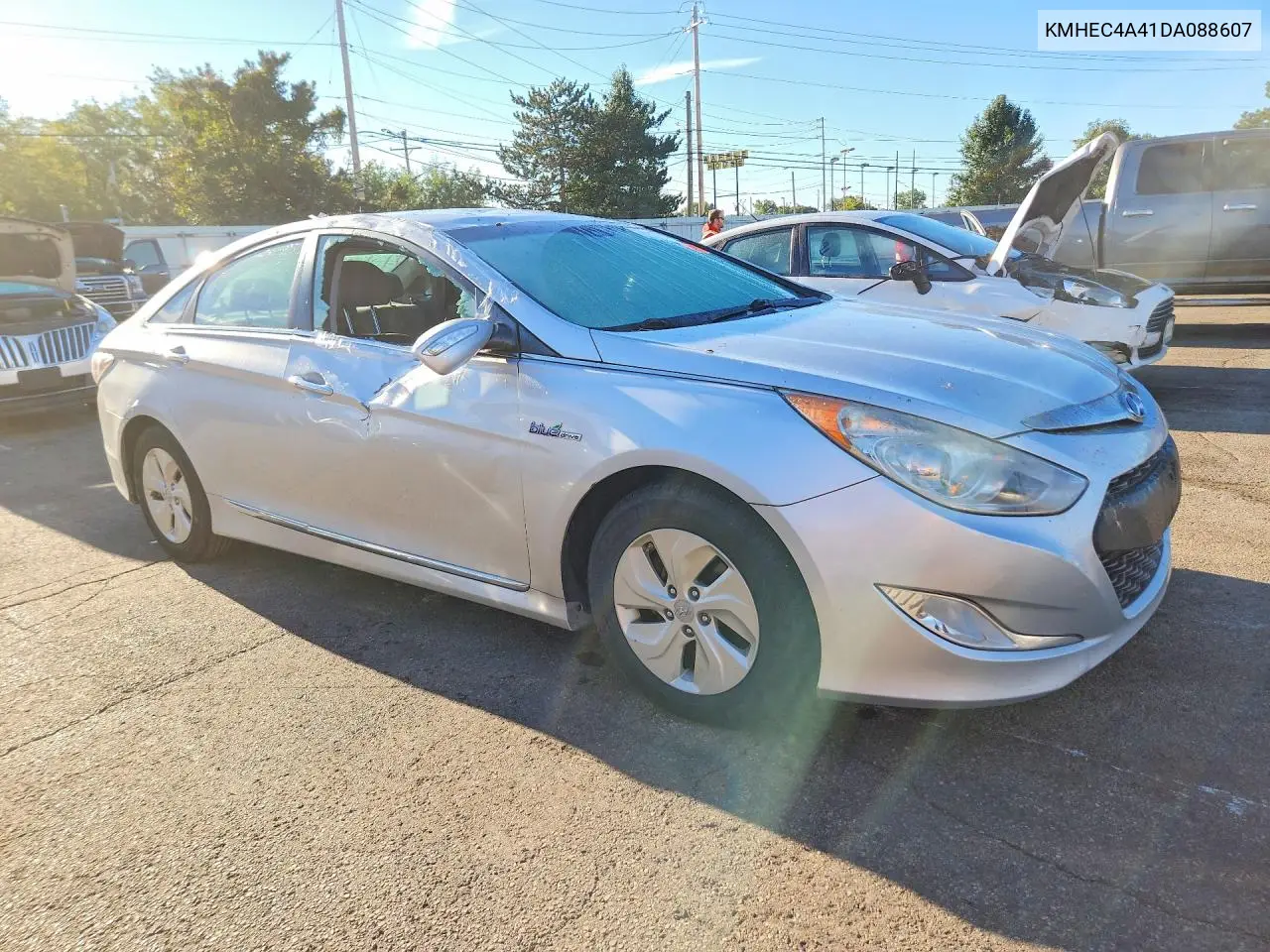 2013 HYUNDAI SONATA VIN KMHEC4A41DA088607 — фото 4