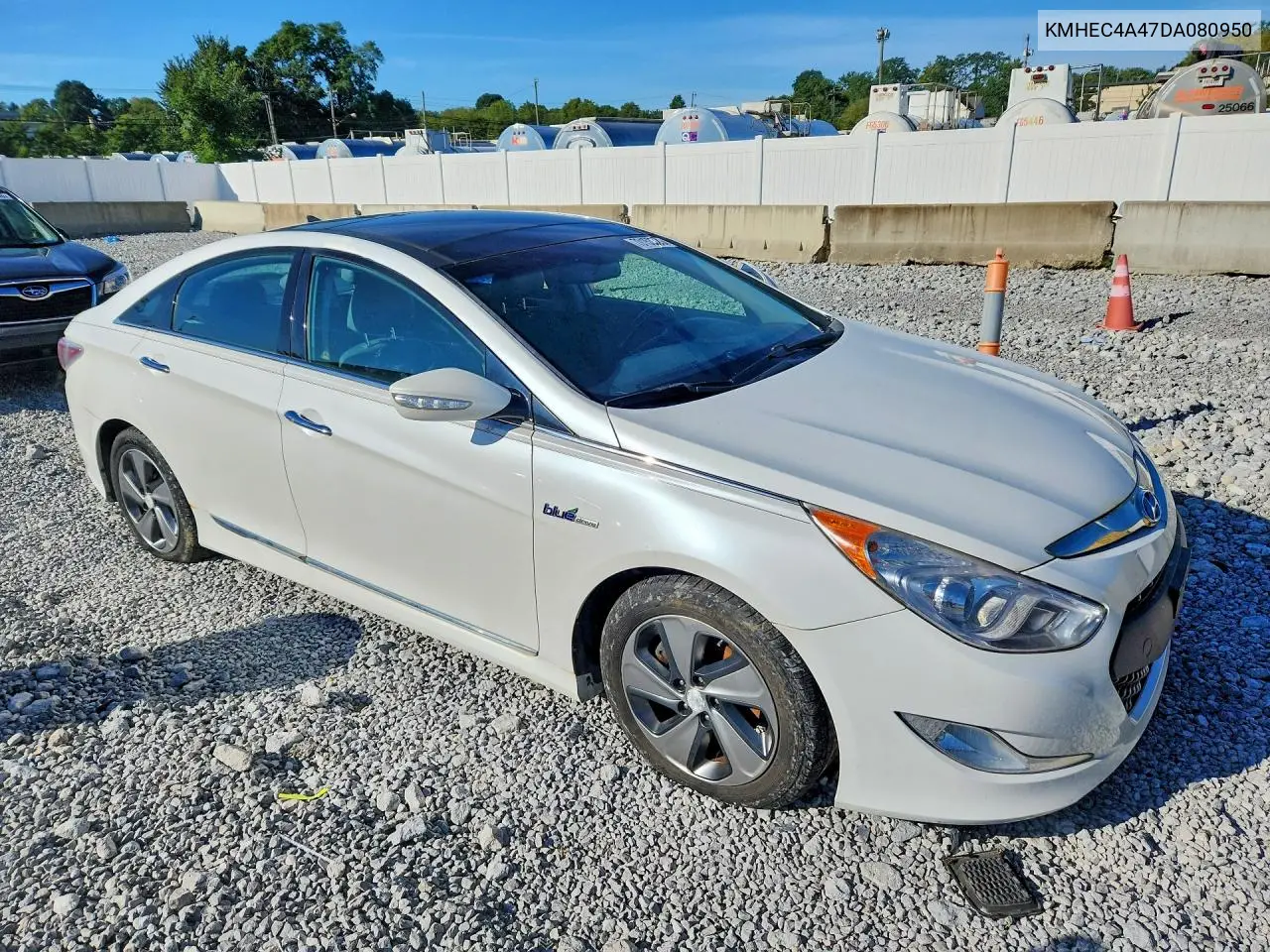 2013 HYUNDAI SONATA VIN KMHEC4A47DA080950 — фото 4