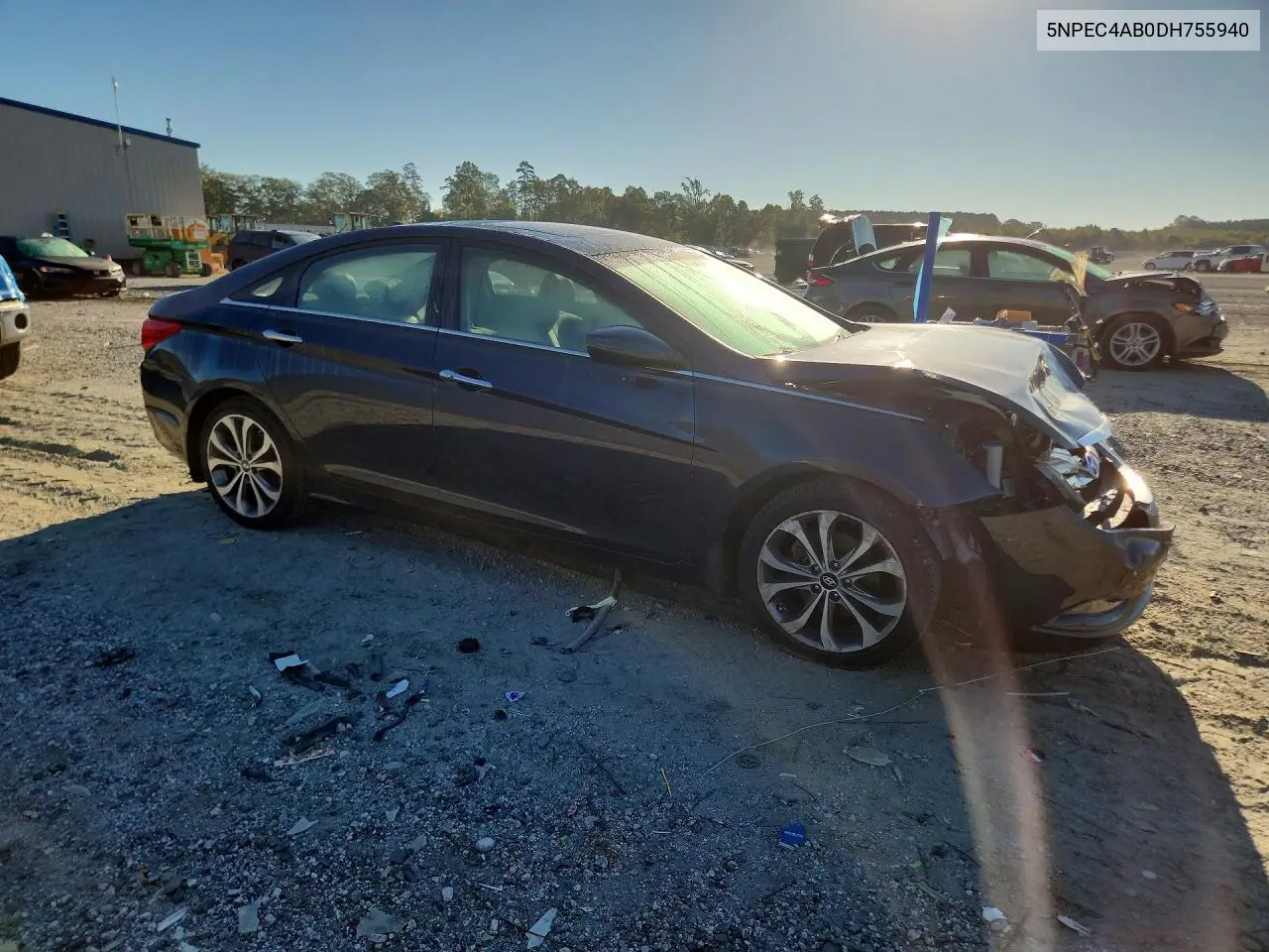 2013 HYUNDAI SONATA VIN 5NPEC4AB0DH755940 — фото 4