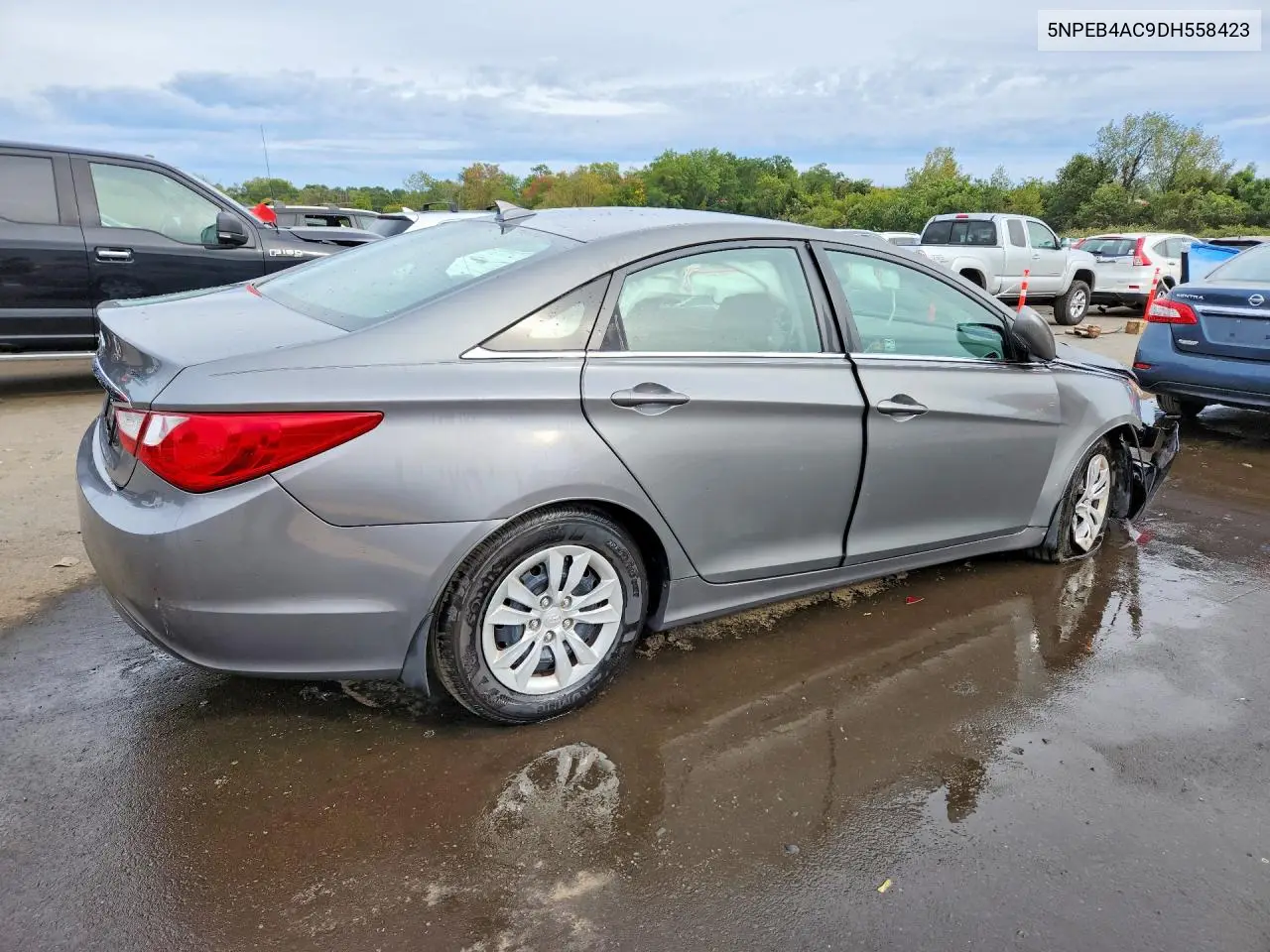 2013 HYUNDAI SONATA VIN 5NPEB4AC9DH558423 — фото 3