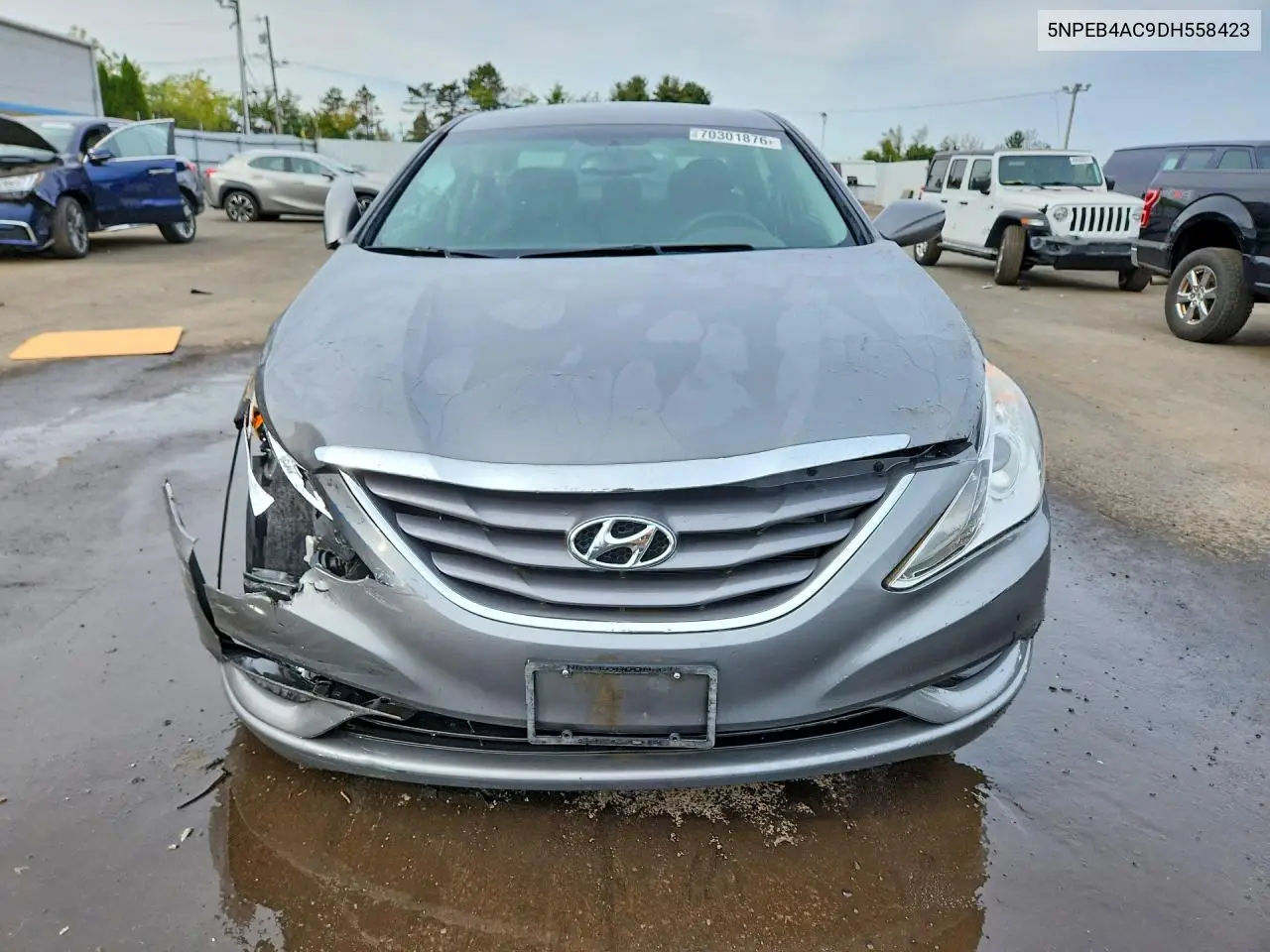 2013 HYUNDAI SONATA VIN 5NPEB4AC9DH558423 — фото 5