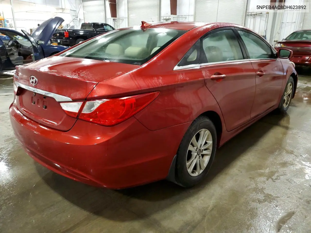 2013 HYUNDAI SONATA VIN 5NPEB4AC8DH623892 — фото 3