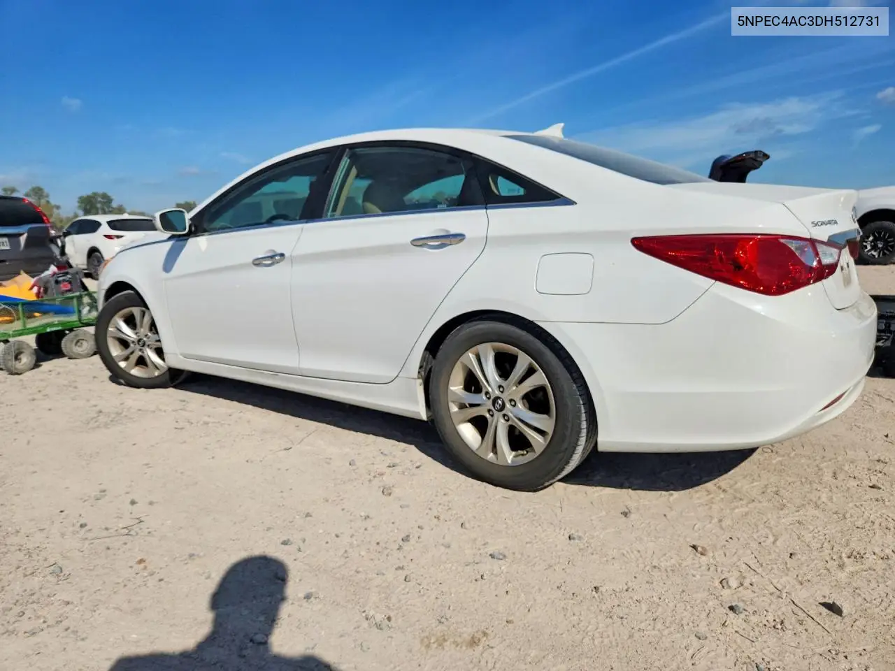 2013 HYUNDAI SONATA VIN 5NPEC4AC3DH512731 — фото 2
