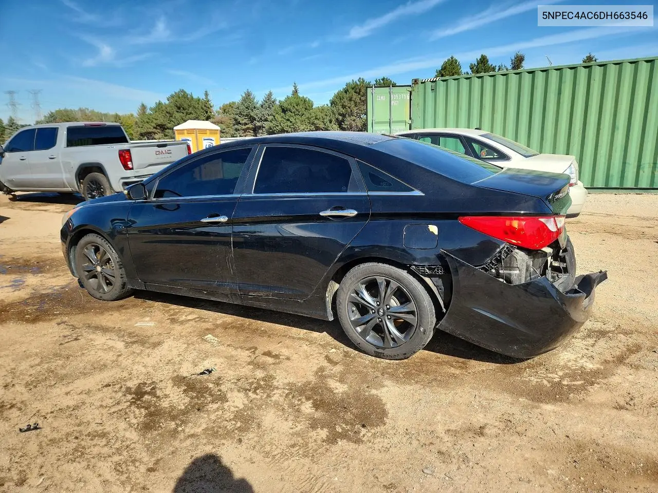 2013 HYUNDAI SONATA VIN 5NPEC4AC6DH663546 — фото 2
