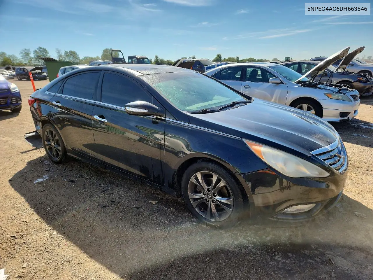 2013 HYUNDAI SONATA VIN 5NPEC4AC6DH663546 — фото 4