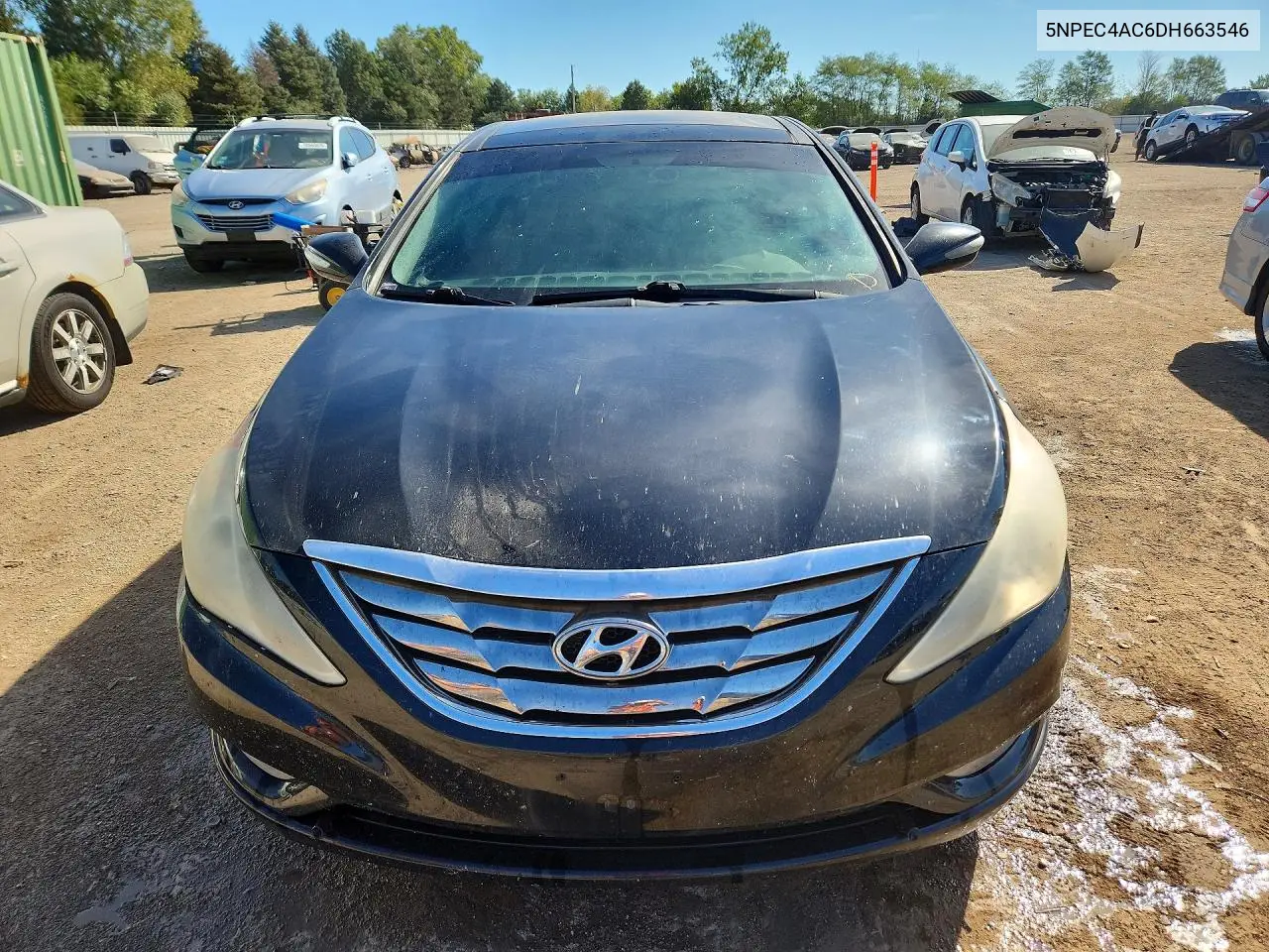 2013 HYUNDAI SONATA VIN 5NPEC4AC6DH663546 — фото 5