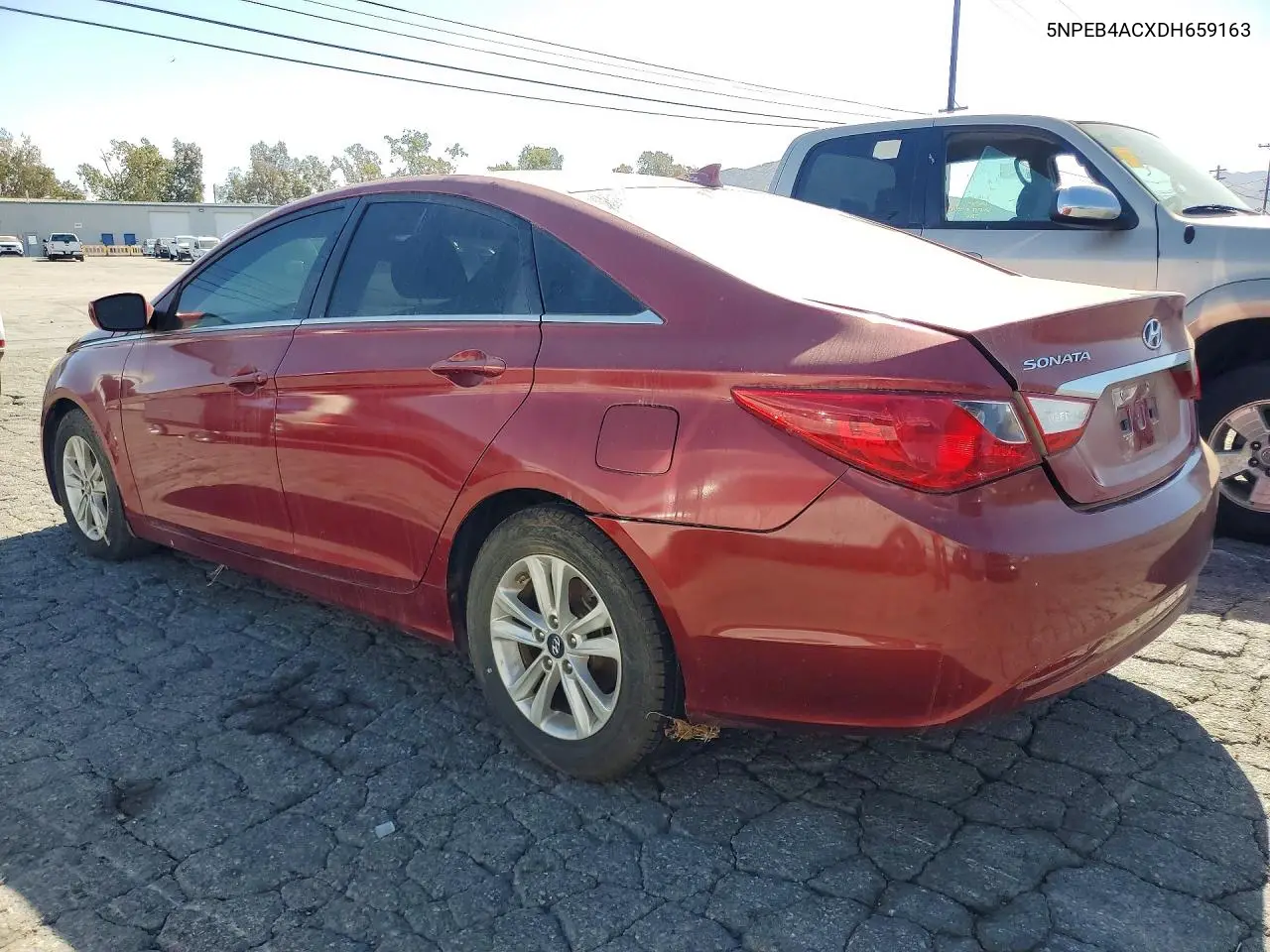 2013 HYUNDAI SONATA VIN 5NPEB4ACXDH659163 — фото 2