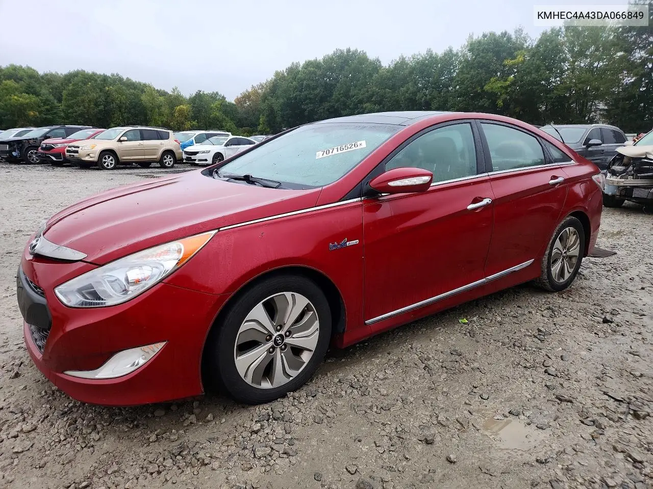 HYUNDAI SONATA 2013, VIN KMHEC4A43DA066849