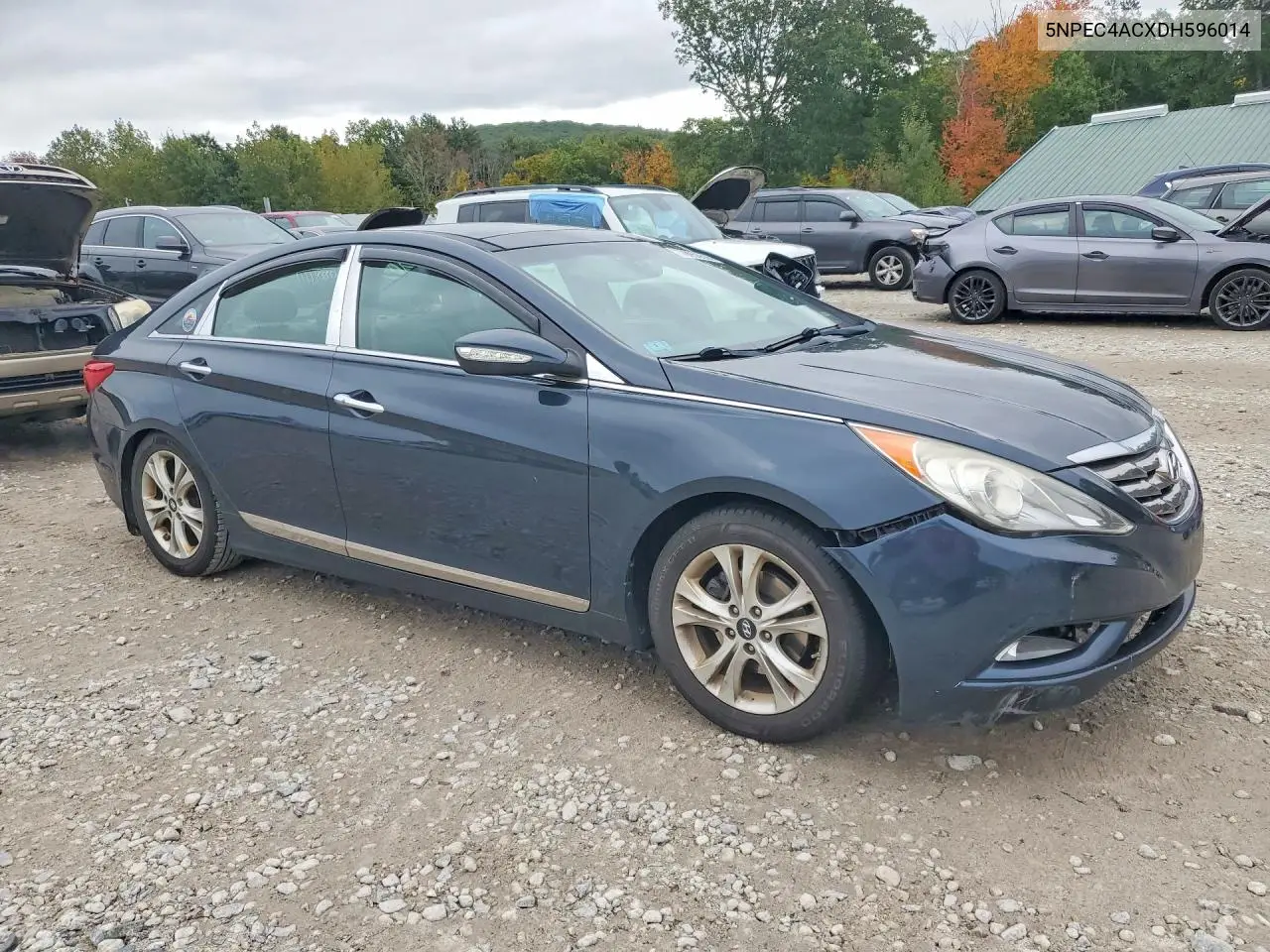 2013 HYUNDAI SONATA VIN 5NPEC4ACXDH596014 — фото 4
