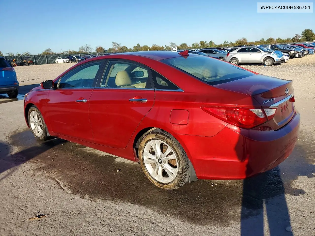 2013 HYUNDAI SONATA VIN 5NPEC4AC0DH586754 — фото 2