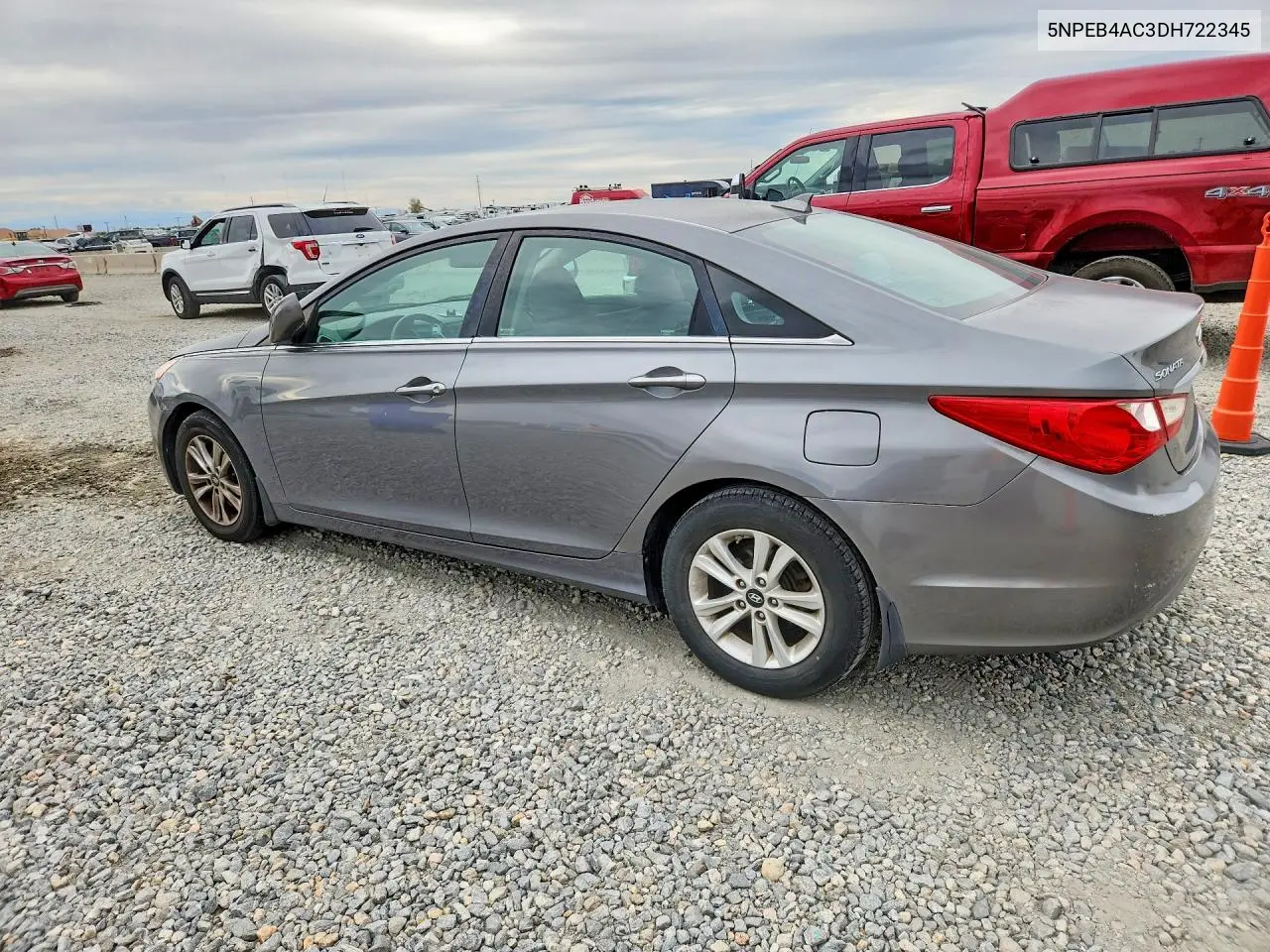 2013 HYUNDAI SONATA VIN 5NPEB4AC3DH722345 — фото 2