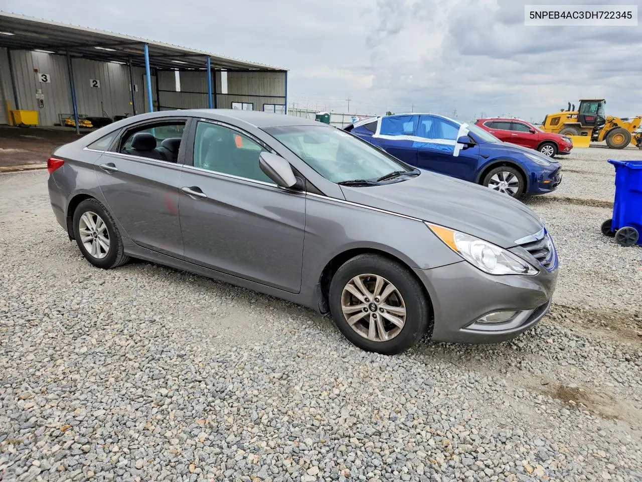 2013 HYUNDAI SONATA VIN 5NPEB4AC3DH722345 — фото 4