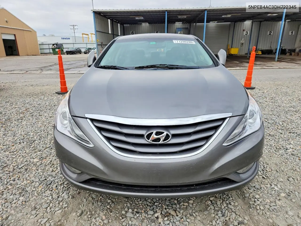 2013 HYUNDAI SONATA VIN 5NPEB4AC3DH722345 — фото 5