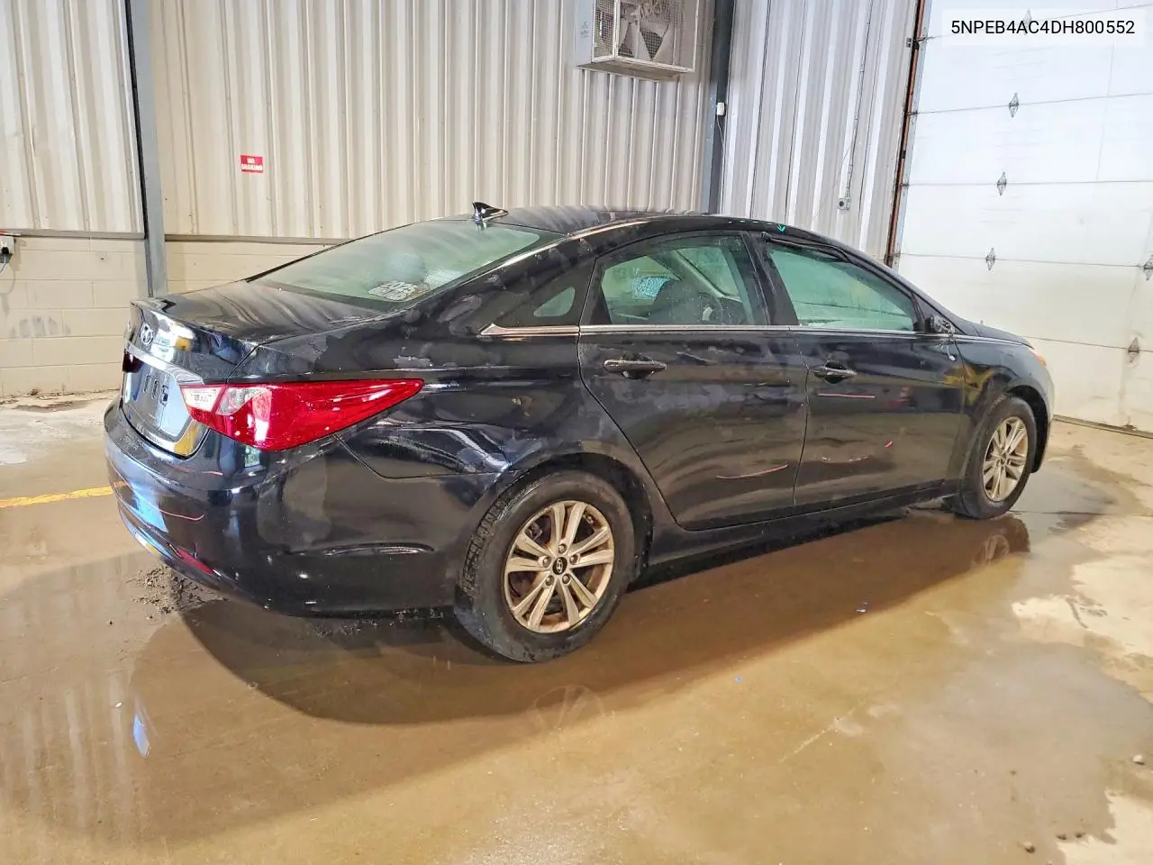 2013 HYUNDAI SONATA VIN 5NPEB4AC4DH800552 — фото 3