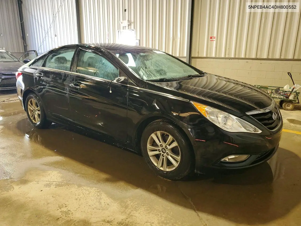2013 HYUNDAI SONATA VIN 5NPEB4AC4DH800552 — фото 4