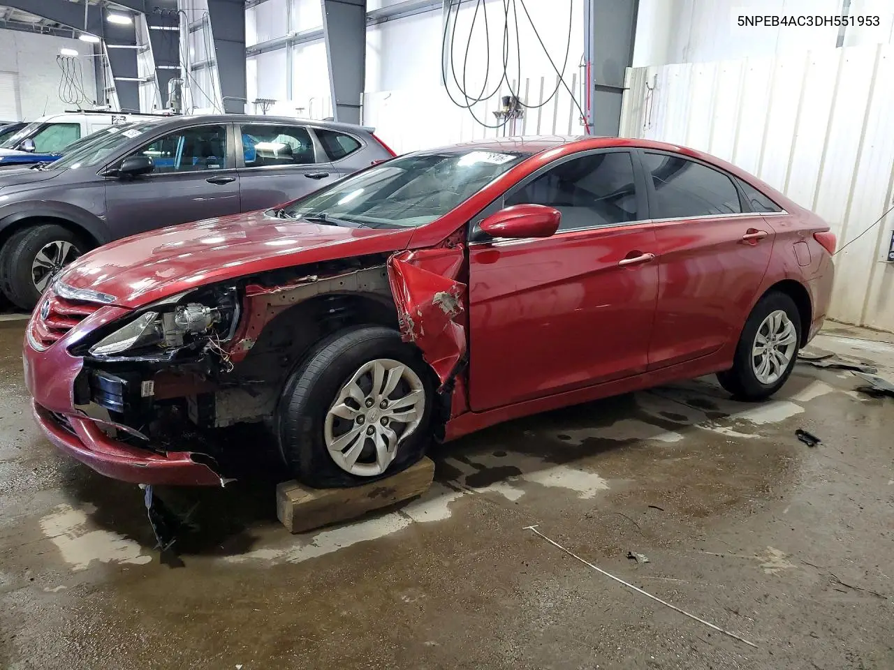 HYUNDAI SONATA 2013, VIN 5NPEB4AC3DH551953
