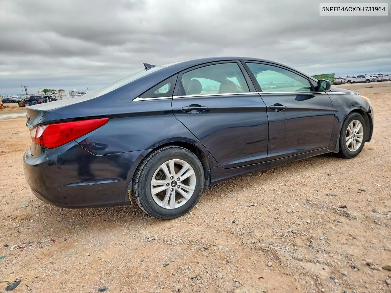 2013 HYUNDAI SONATA VIN 5NPEB4ACXDH731964 — фото 3