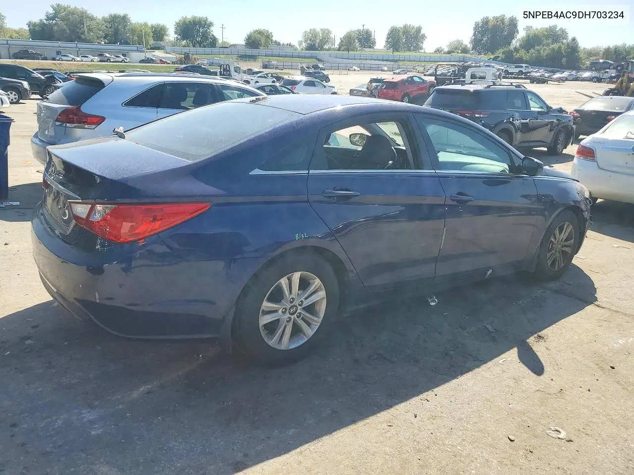 HYUNDAI SONATA 2013, VIN 5NPEB4AC9DH703234