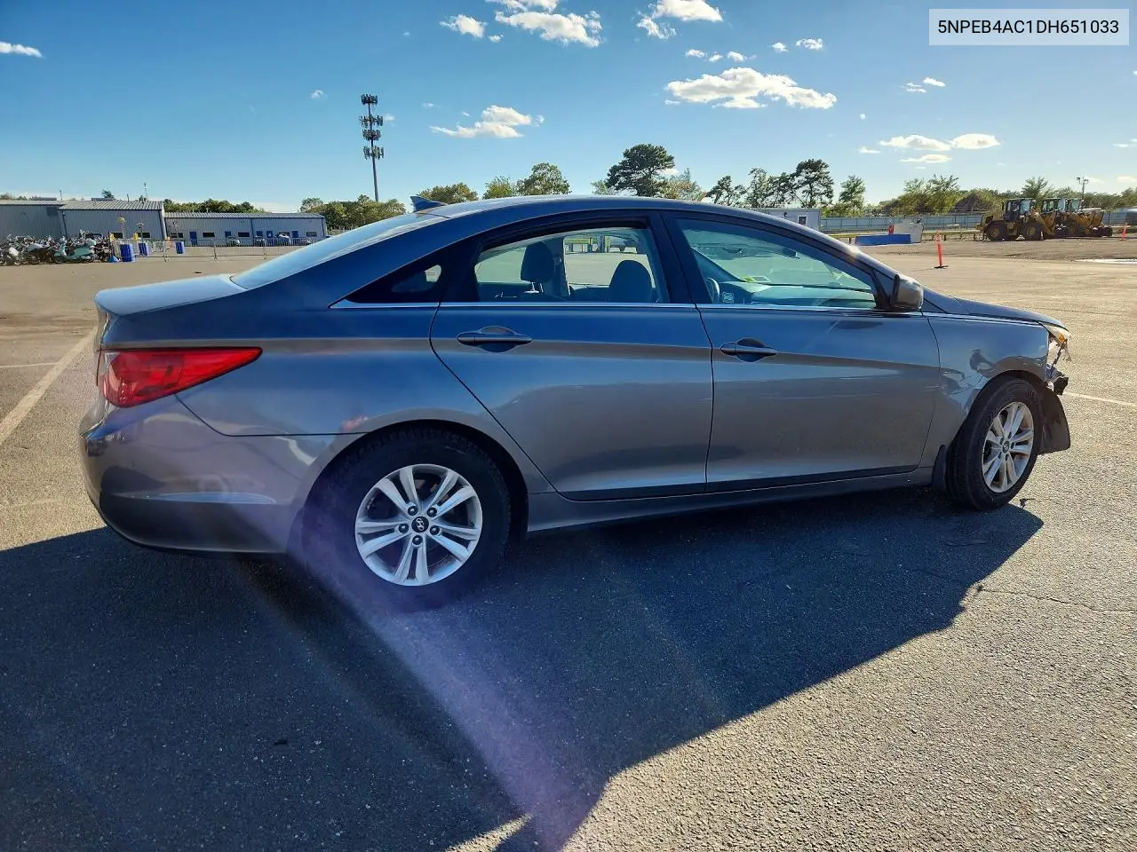 2013 HYUNDAI SONATA VIN 5NPEB4AC1DH651033 — фото 3