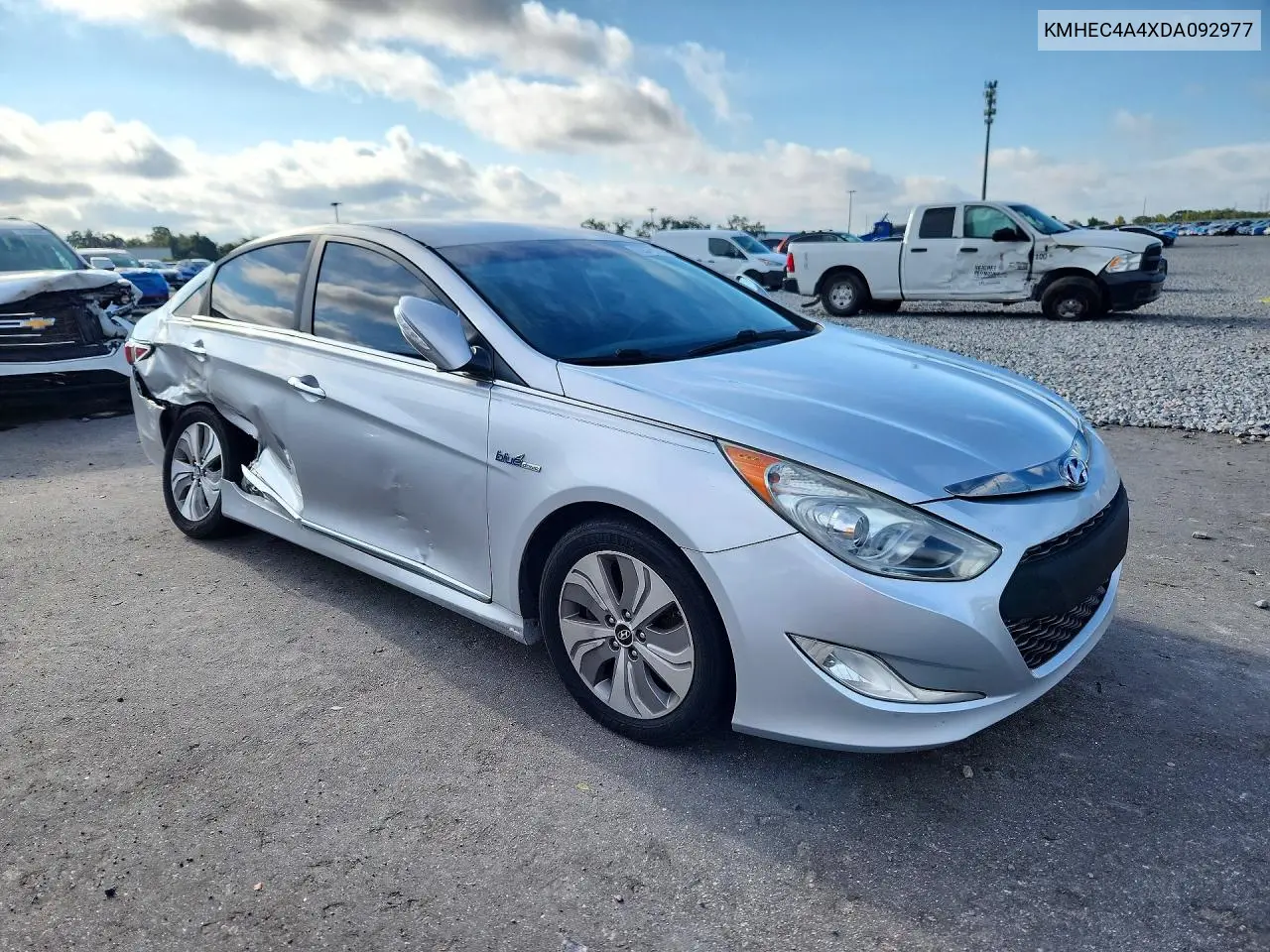 2013 HYUNDAI SONATA VIN KMHEC4A4XDA092977 — фото 4