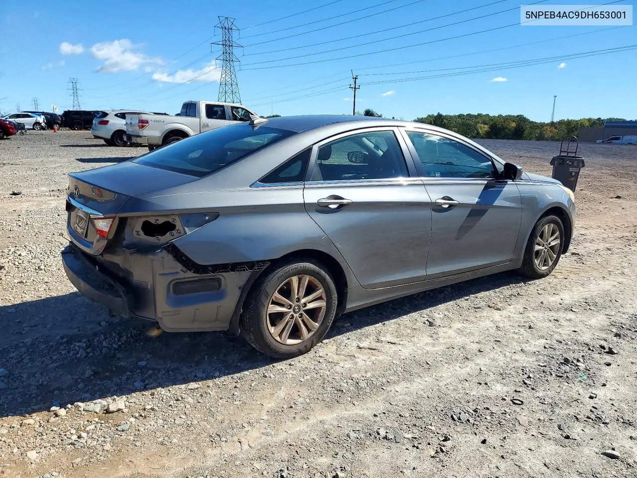 2013 HYUNDAI SONATA VIN 5NPEB4AC9DH653001 — фото 3