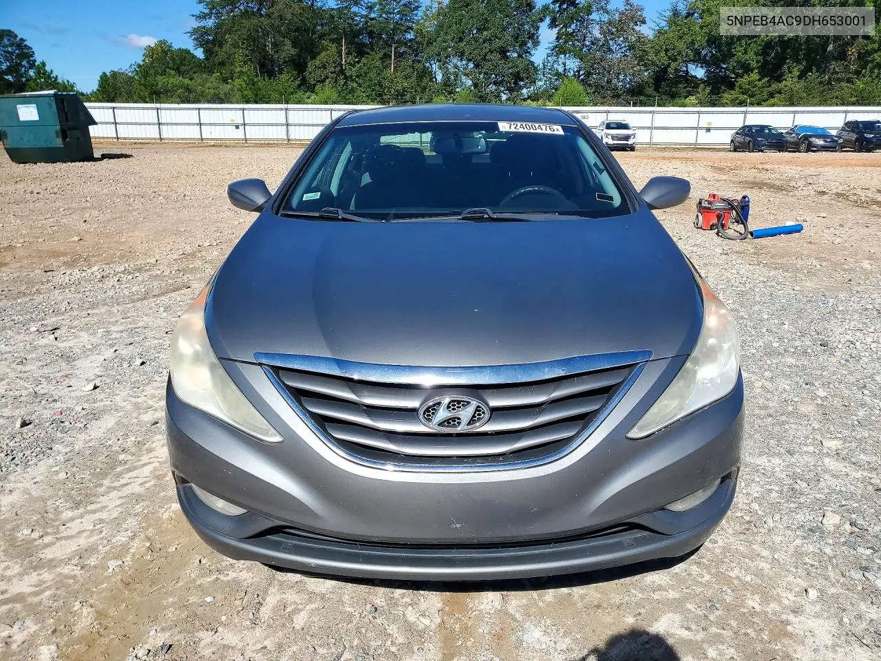 2013 HYUNDAI SONATA VIN 5NPEB4AC9DH653001 — фото 5