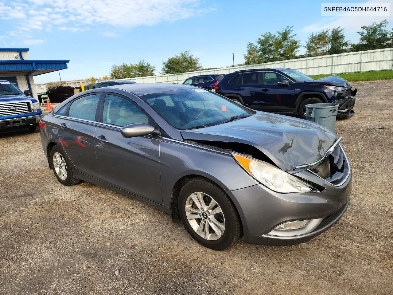 2013 HYUNDAI SONATA VIN 5NPEB4AC5DH644716 — фото 4