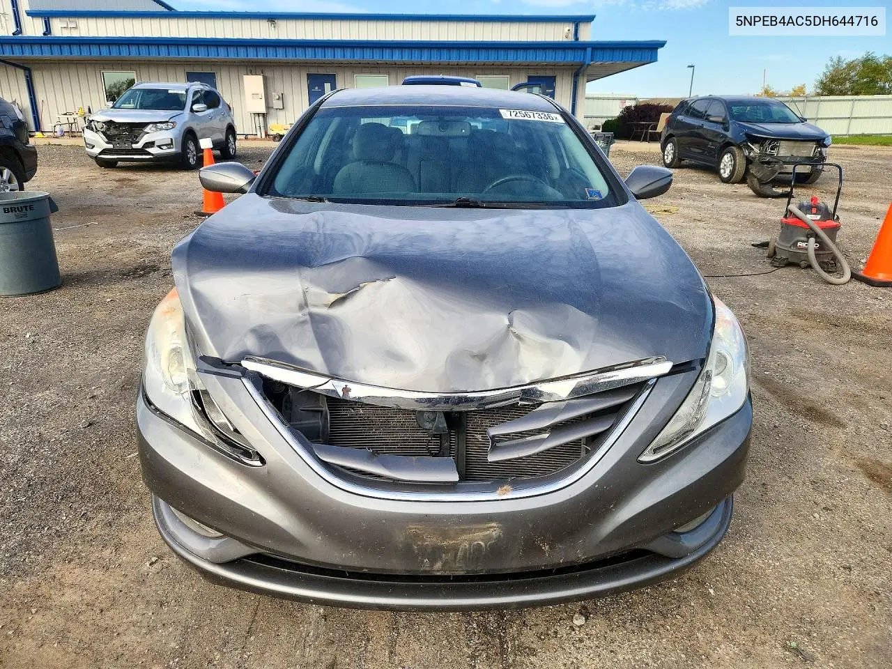 2013 HYUNDAI SONATA VIN 5NPEB4AC5DH644716 — фото 5