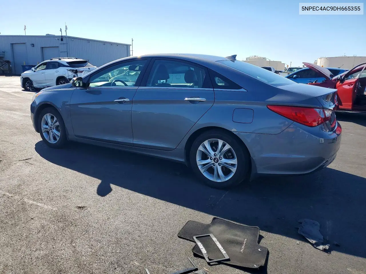 2013 HYUNDAI SONATA VIN 5NPEC4AC9DH665355 — фото 2
