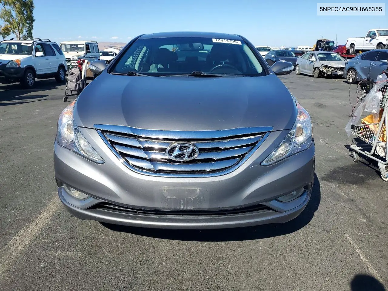 2013 HYUNDAI SONATA VIN 5NPEC4AC9DH665355 — фото 5