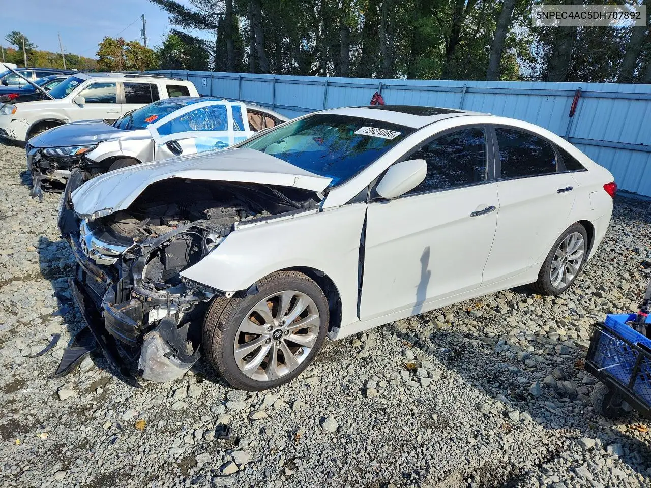 HYUNDAI SONATA 2013, VIN 5NPEC4AC5DH707892