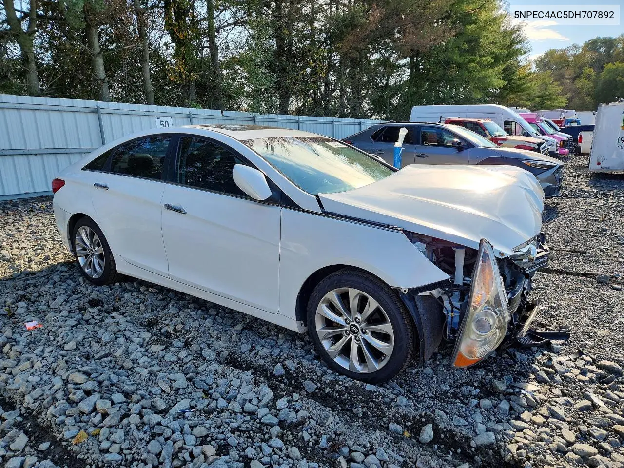 2013 HYUNDAI SONATA VIN 5NPEC4AC5DH707892 — фото 4
