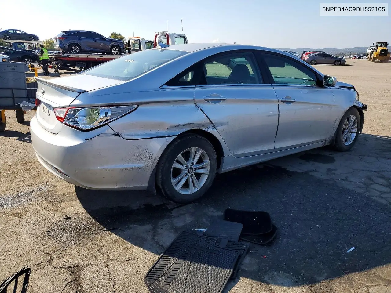 2013 HYUNDAI SONATA VIN 5NPEB4AC9DH552105 — фото 3