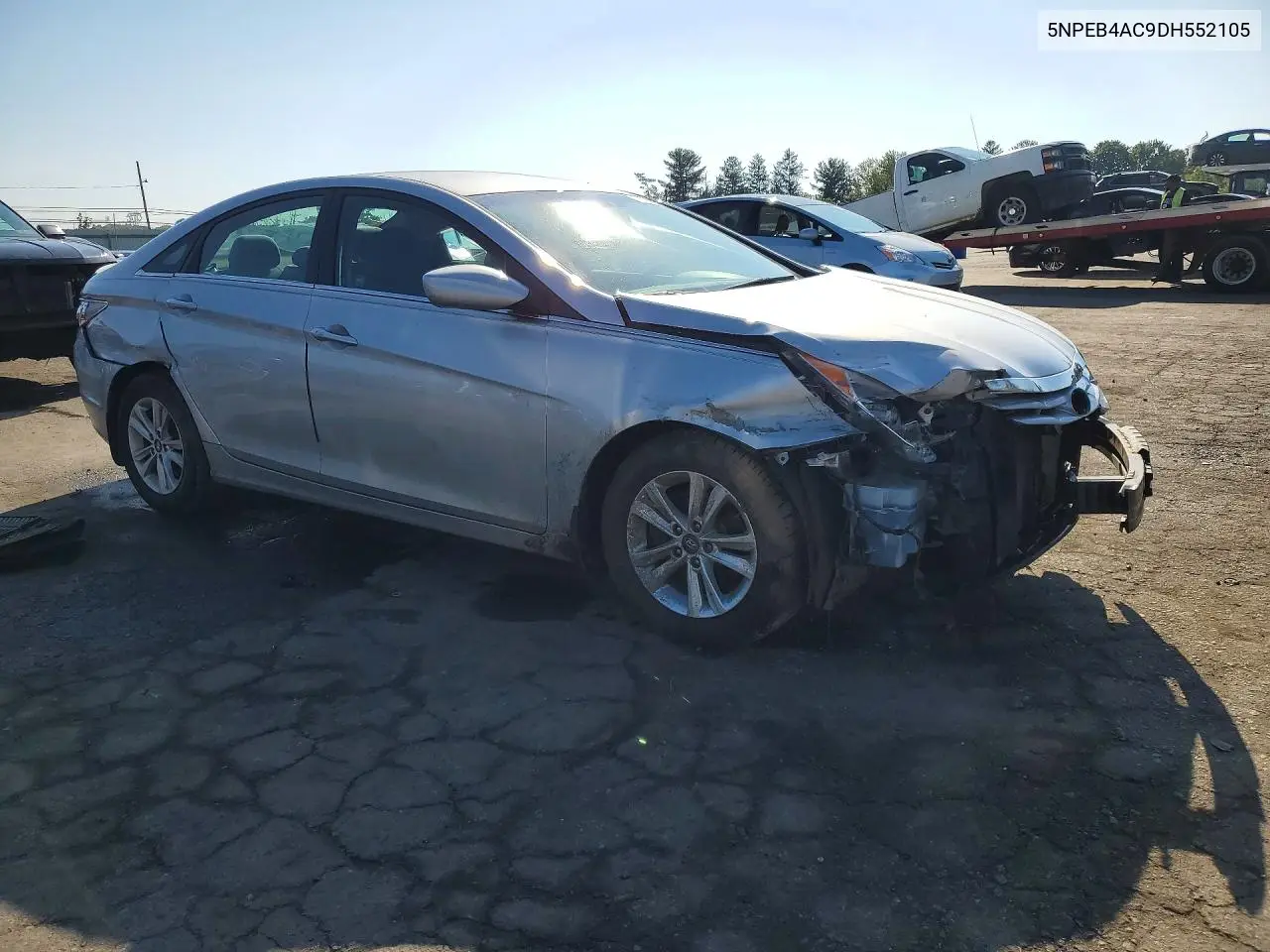 2013 HYUNDAI SONATA VIN 5NPEB4AC9DH552105 — фото 4