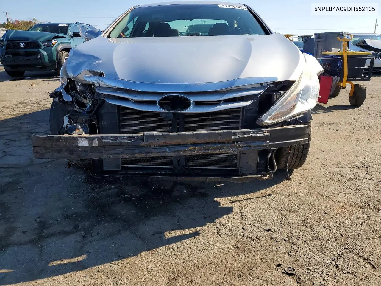2013 HYUNDAI SONATA VIN 5NPEB4AC9DH552105 — фото 5
